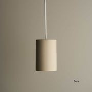 Ceramic Cylinder Pendant Light Small gallery detail image