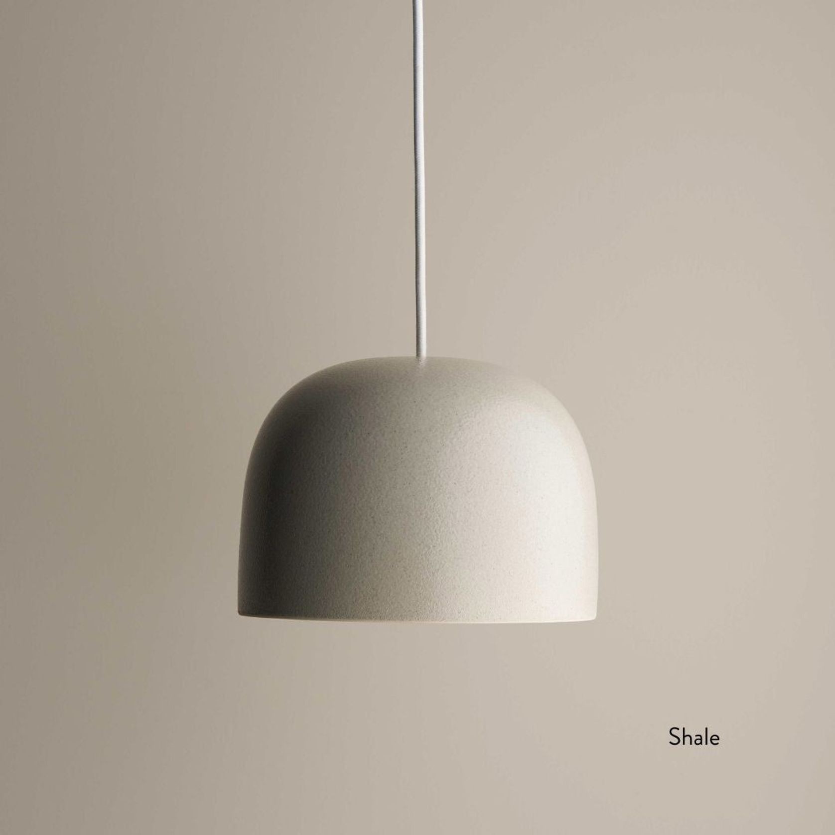 Ceramic Pendant Bell Light Small gallery detail image