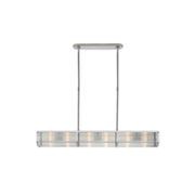 Allen Medium Linear Pendant – Nickel gallery detail image