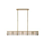 Allen Medium Linear Pendant – Brass gallery detail image