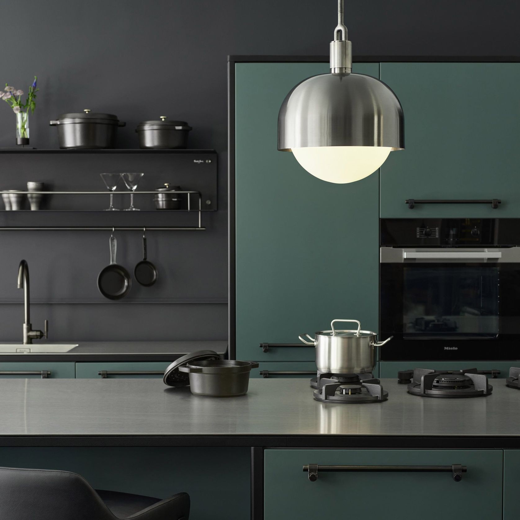 Forked Globe Pendant Light | Opal gallery detail image