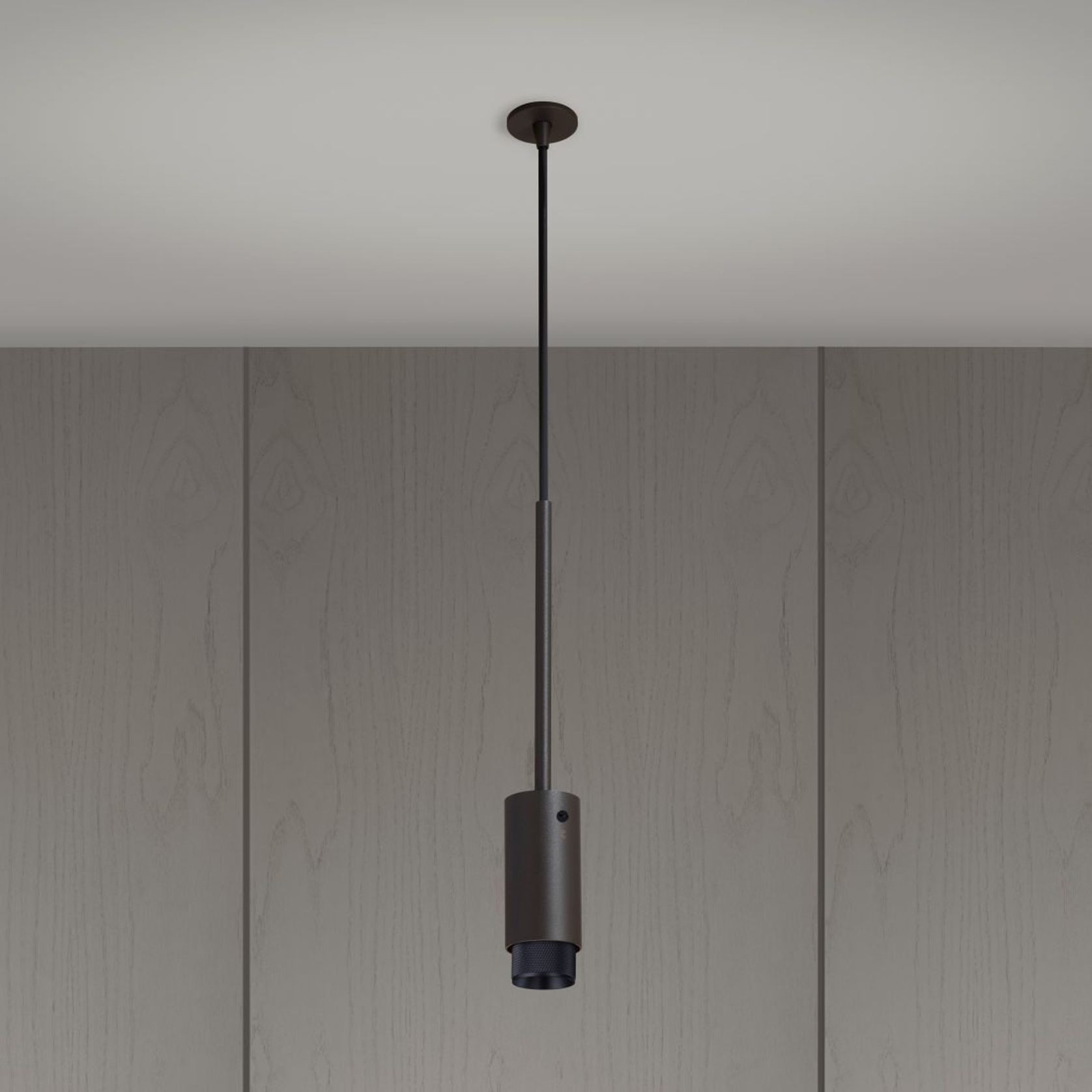 Cross Exhaust Pendant | Graphite gallery detail image
