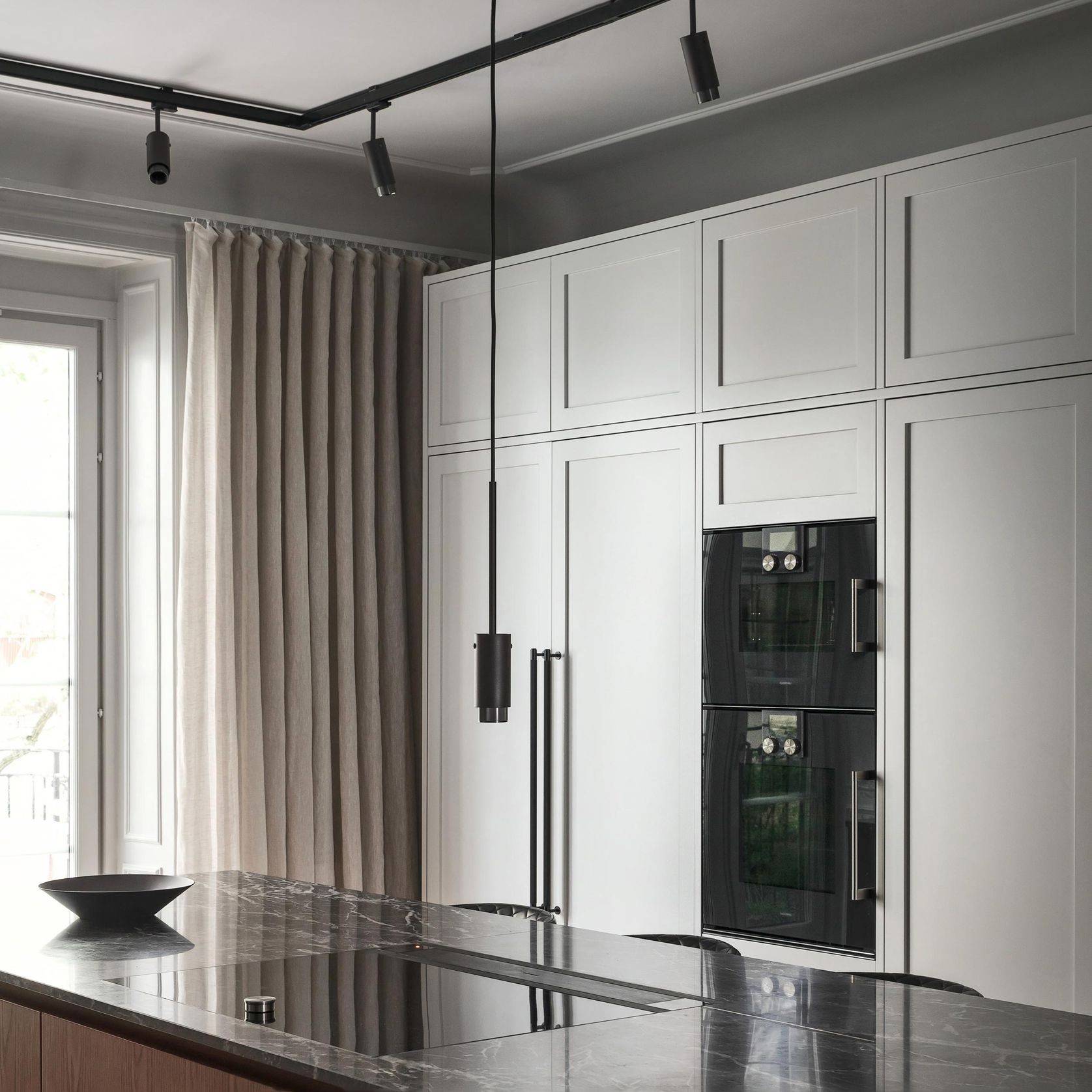 Linear Exhaust Pendant Light | Graphite gallery detail image