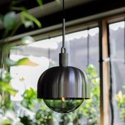 Shade Forked Globe Pendant | Smoke gallery detail image