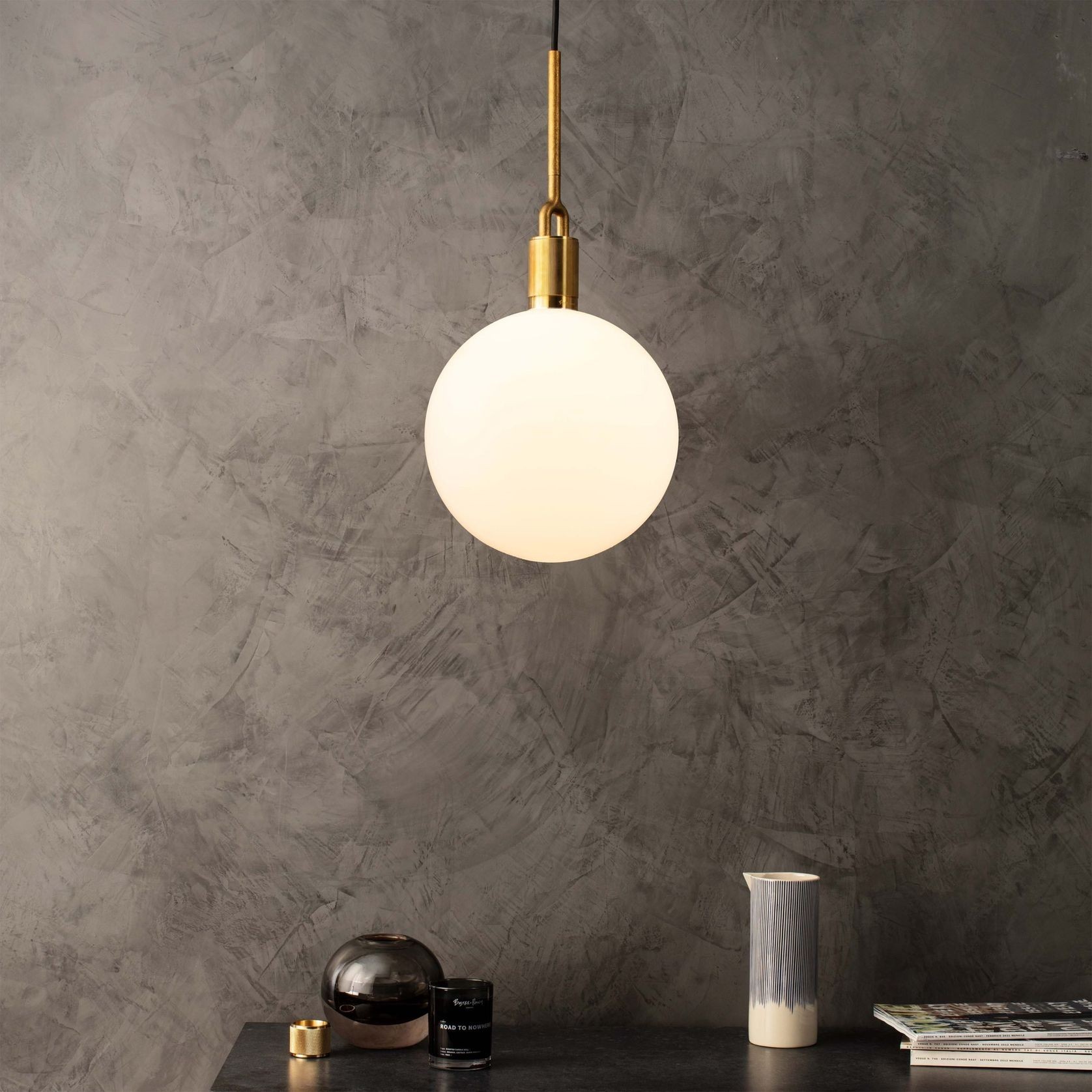 Forked Globe Pendant Light | Opal gallery detail image