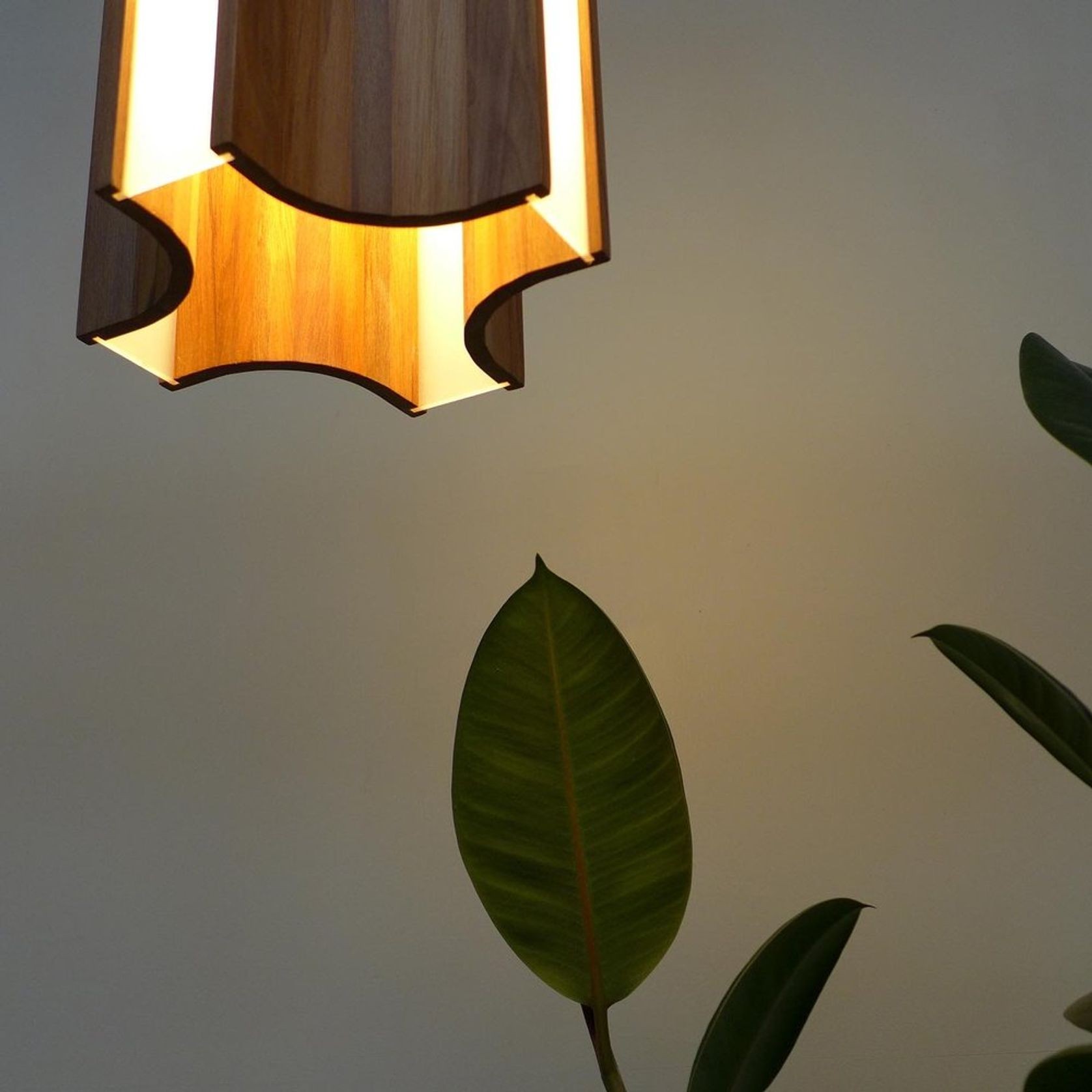 Axis Timber Pendant Light gallery detail image