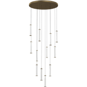 Charm Acrylic Fluted Pendant Light gallery detail image