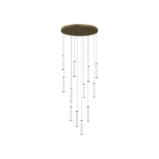 Charm Acrylic Fluted Pendant Light gallery detail image