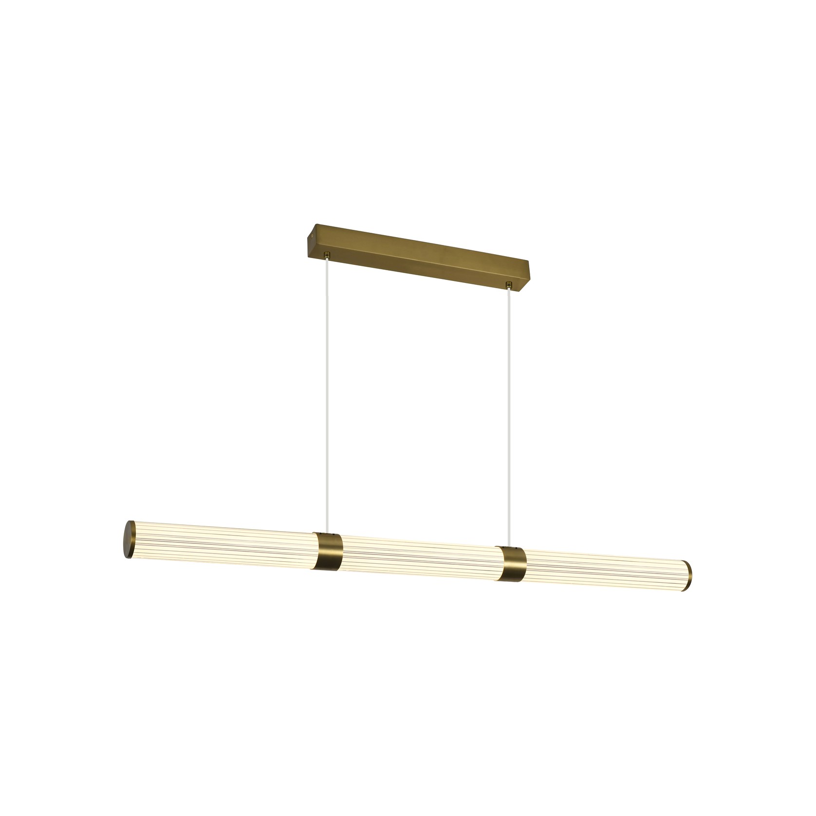 Charm Acrylic Fluted Pendant Light gallery detail image
