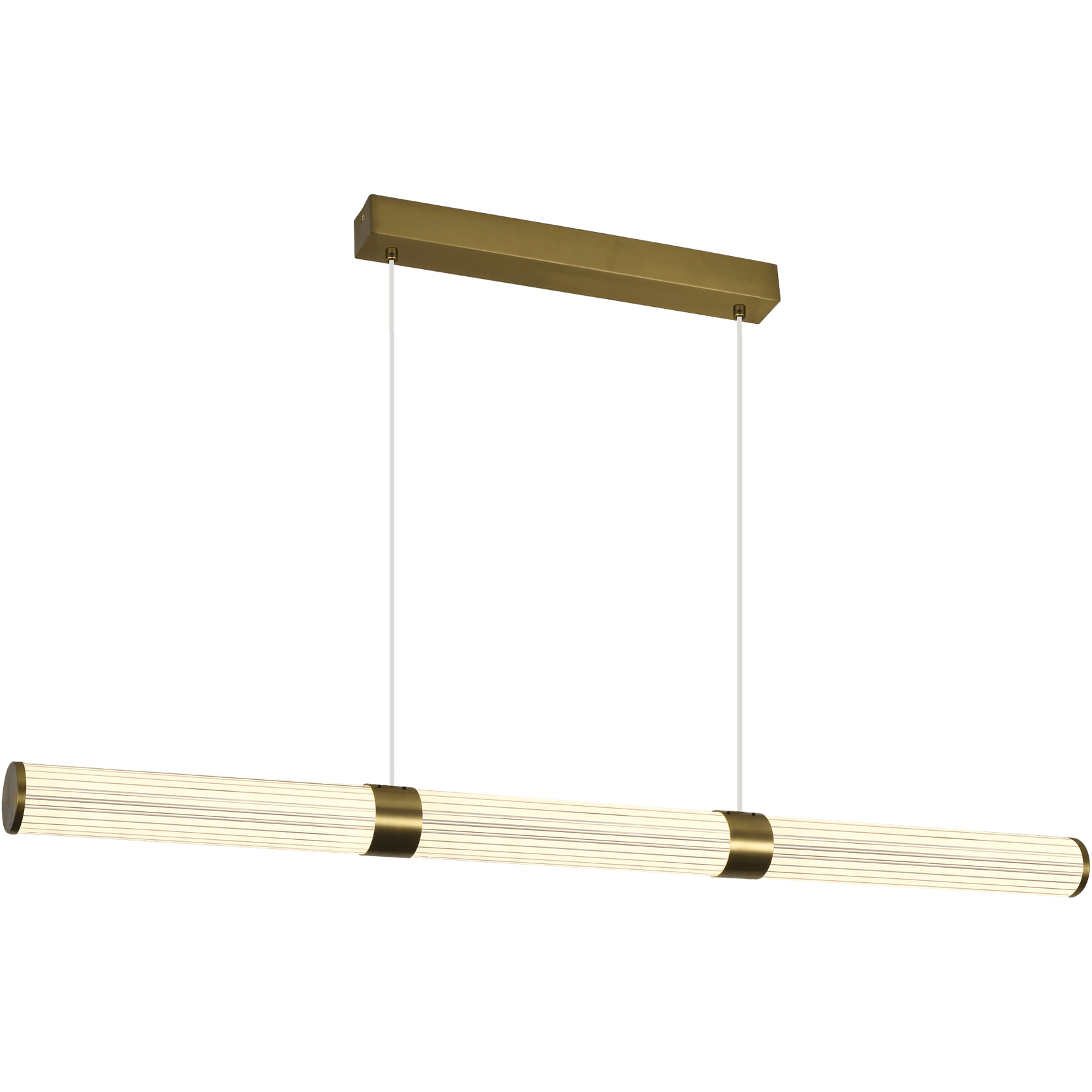 Charm Acrylic Fluted Pendant Light gallery detail image