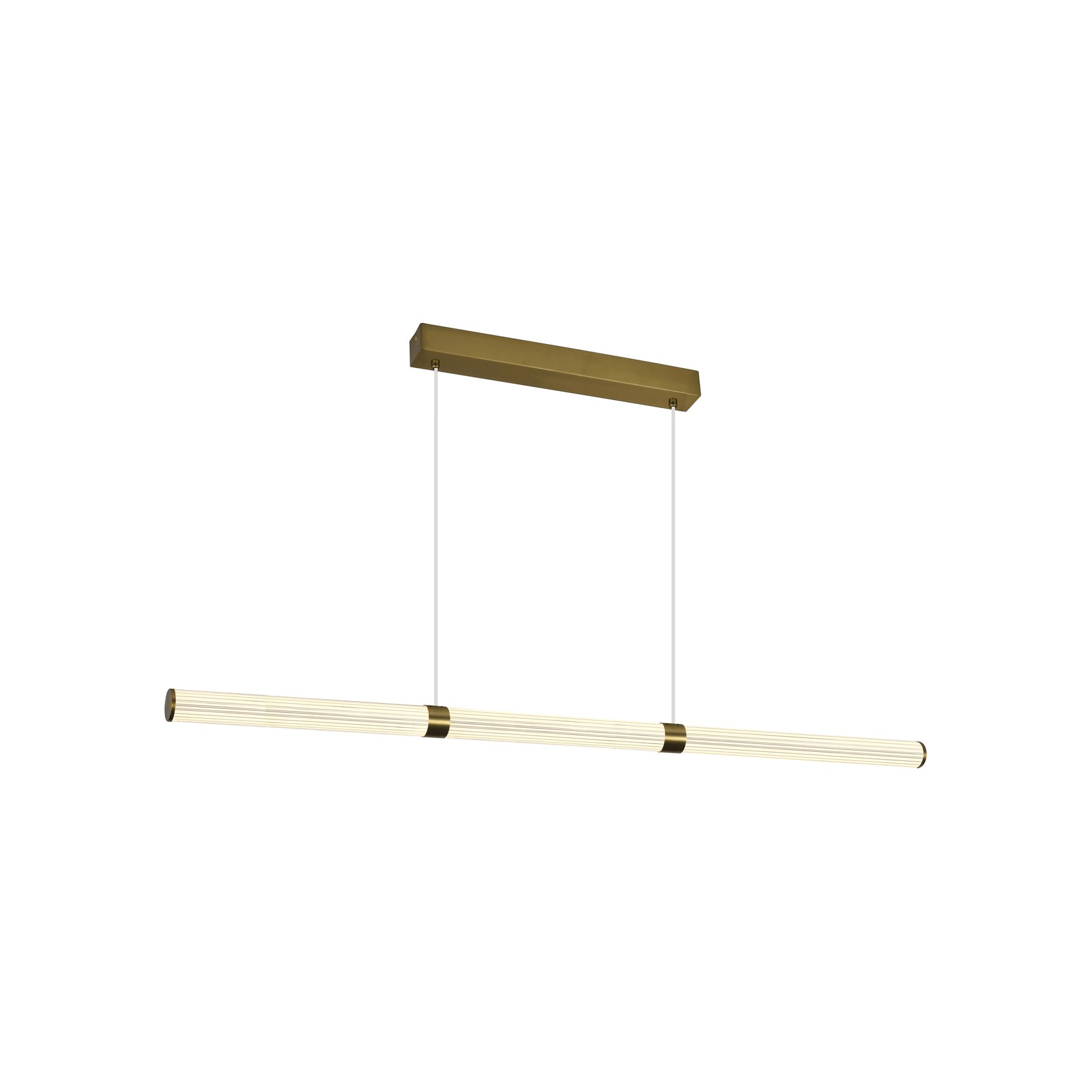 Charm Acrylic Fluted Pendant Light gallery detail image