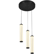Charm Acrylic Fluted Pendant Light gallery detail image