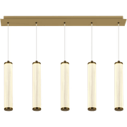 Charm Acrylic Fluted Pendant Light gallery detail image