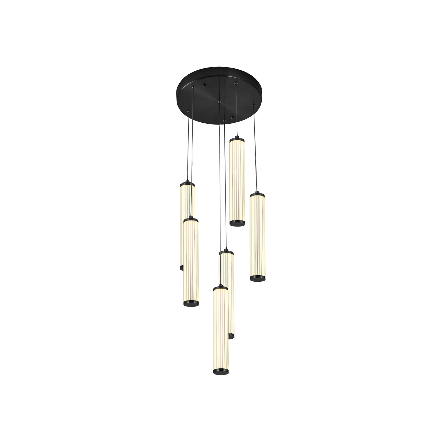 Charm Acrylic Fluted Pendant Light gallery detail image