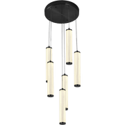 Charm Acrylic Fluted Pendant Light gallery detail image
