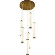 Charm Acrylic Fluted Pendant Light gallery detail image