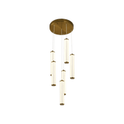 Charm Acrylic Fluted Pendant Light gallery detail image