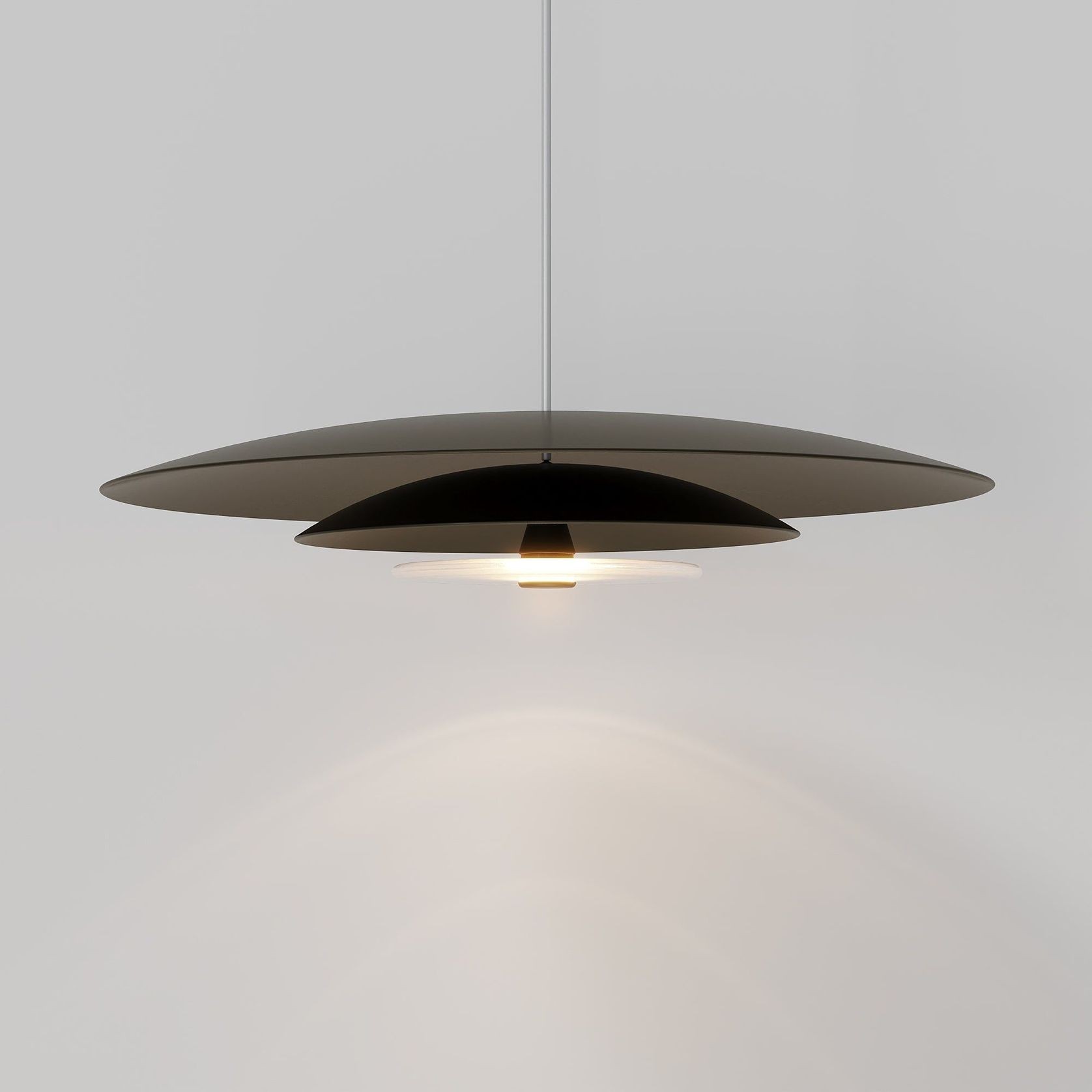 Coral Duo Dome Pendant Light gallery detail image