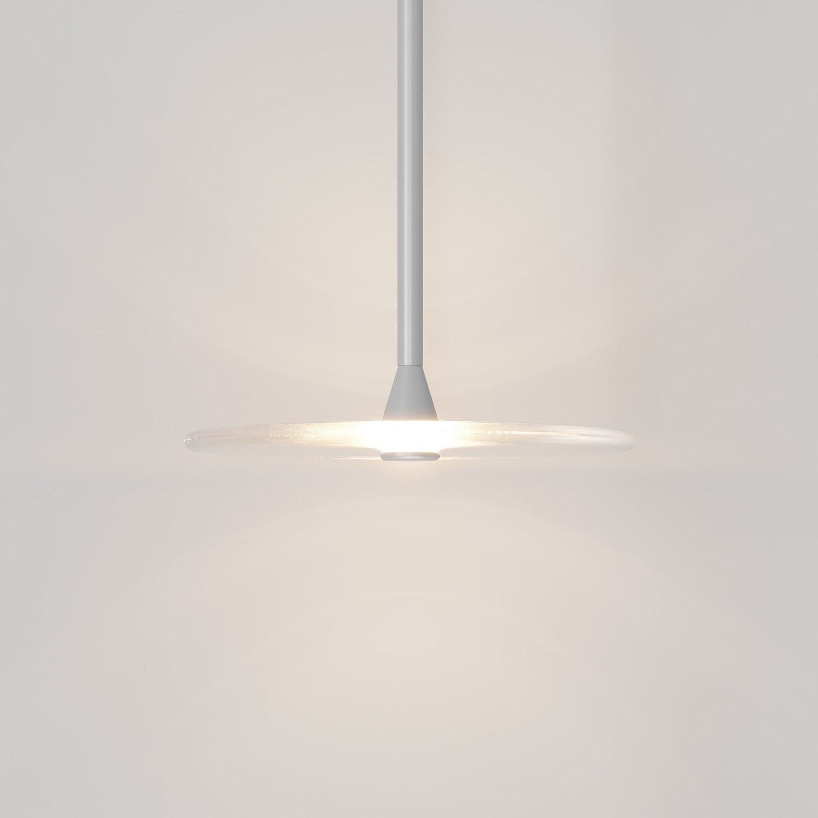 Coral Single Pendant - Clear Glass gallery detail image