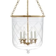 Cambridge Large Smoke Bell Lantern – Brass gallery detail image