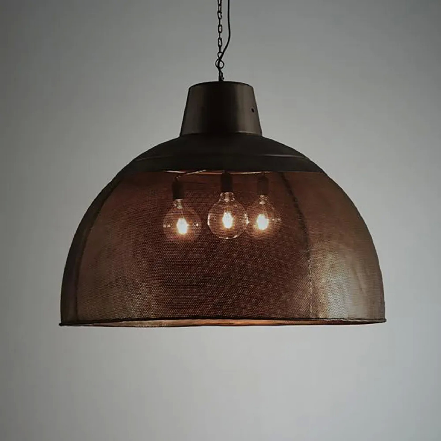 Capri Black/Gold Pendant Light gallery detail image