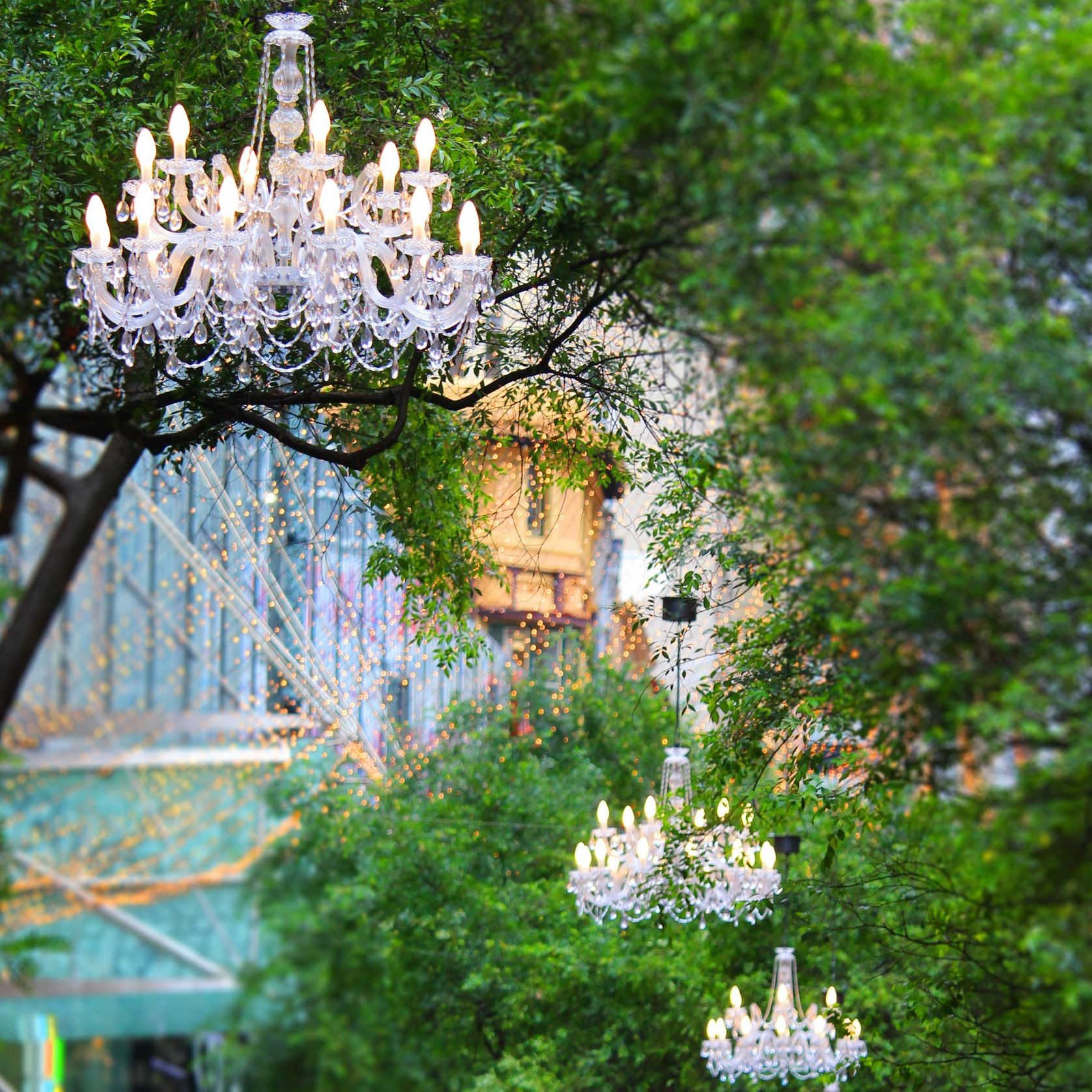 Drylight S12 Outdoor Chandelier gallery detail image