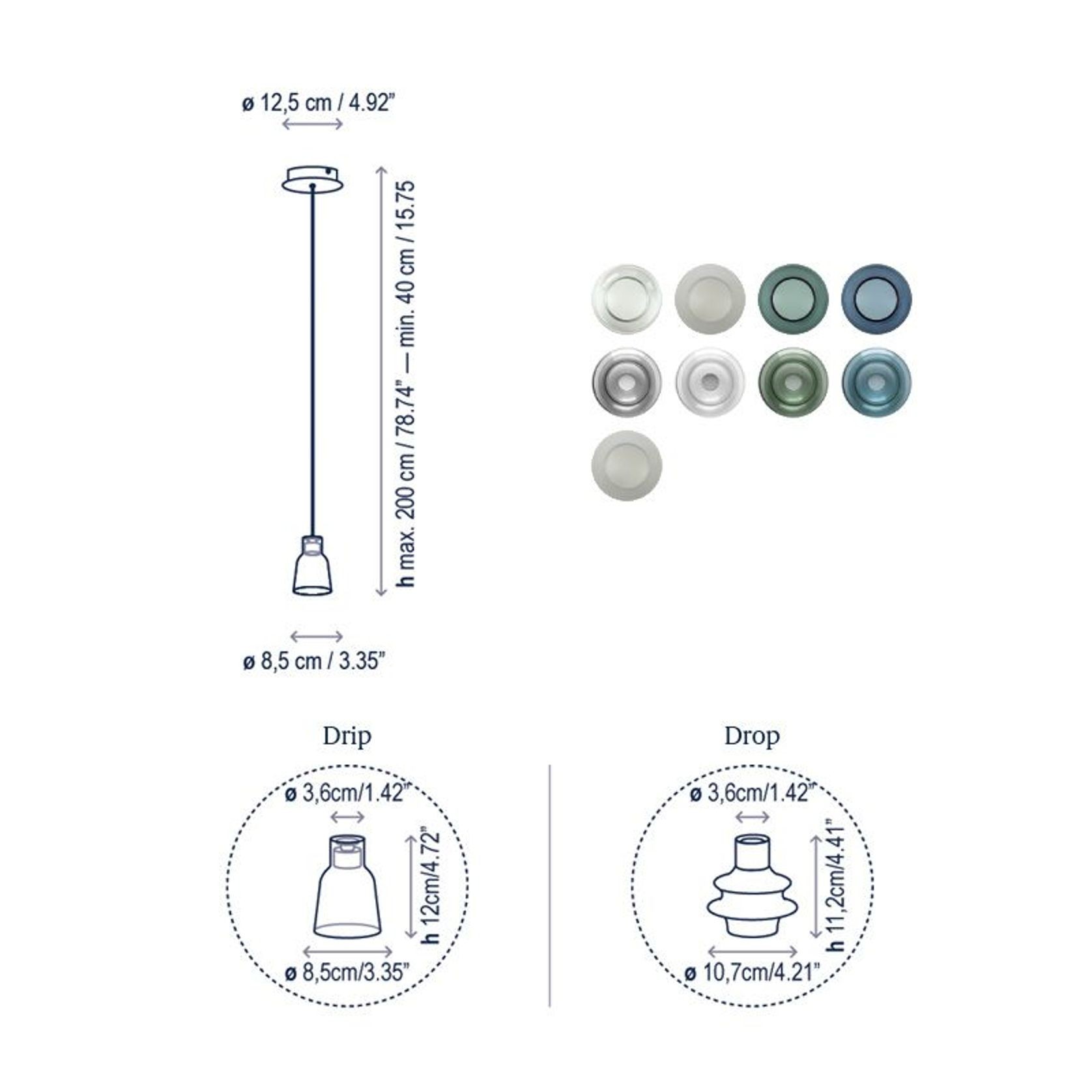 Drip/Drop S/01 Pendant gallery detail image