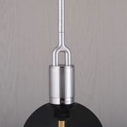 Forked Globe Pendant Light - Smoked gallery detail image