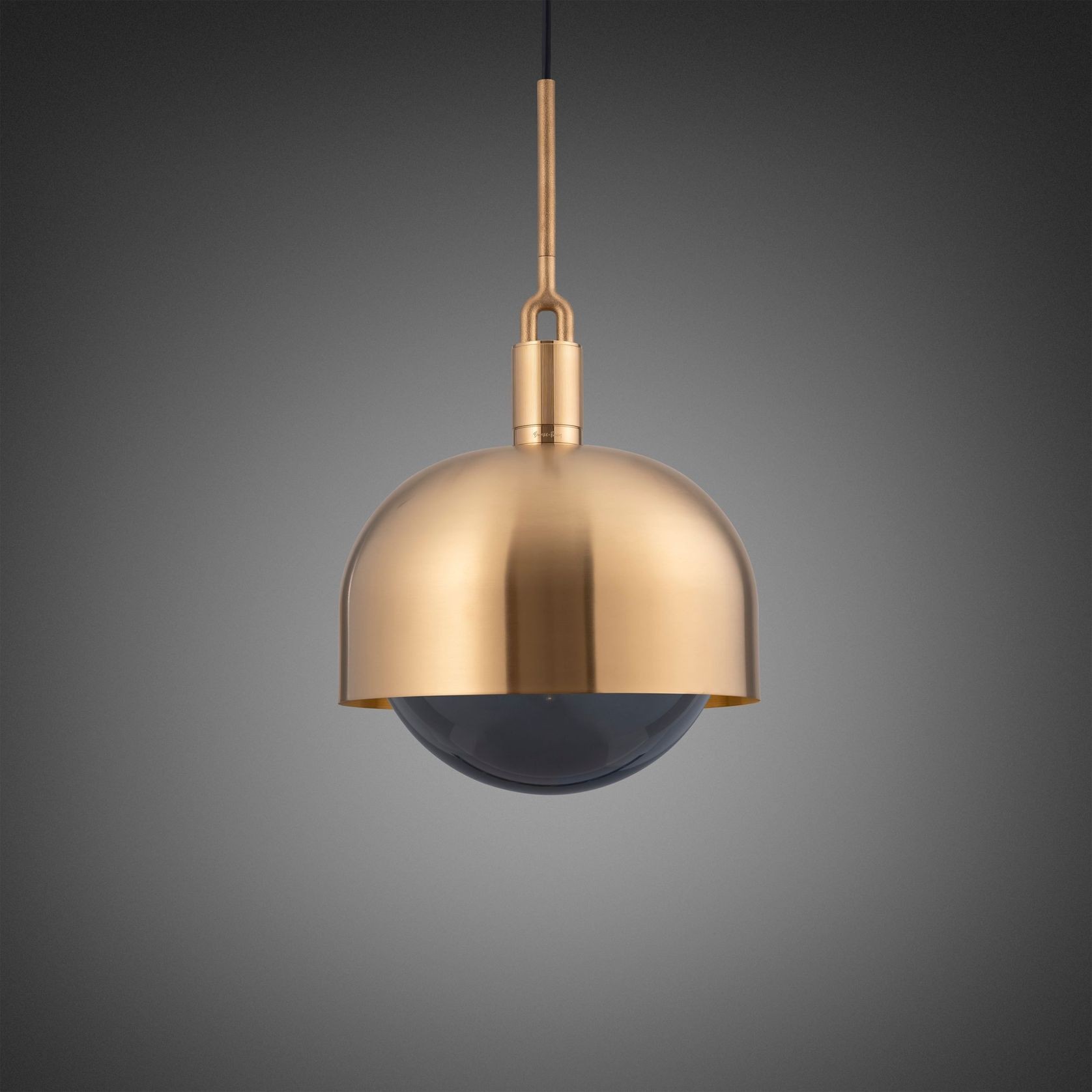 Shade Forked Globe Pendant | Smoke gallery detail image