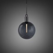 Forked Globe Pendant Light - Smoked gallery detail image