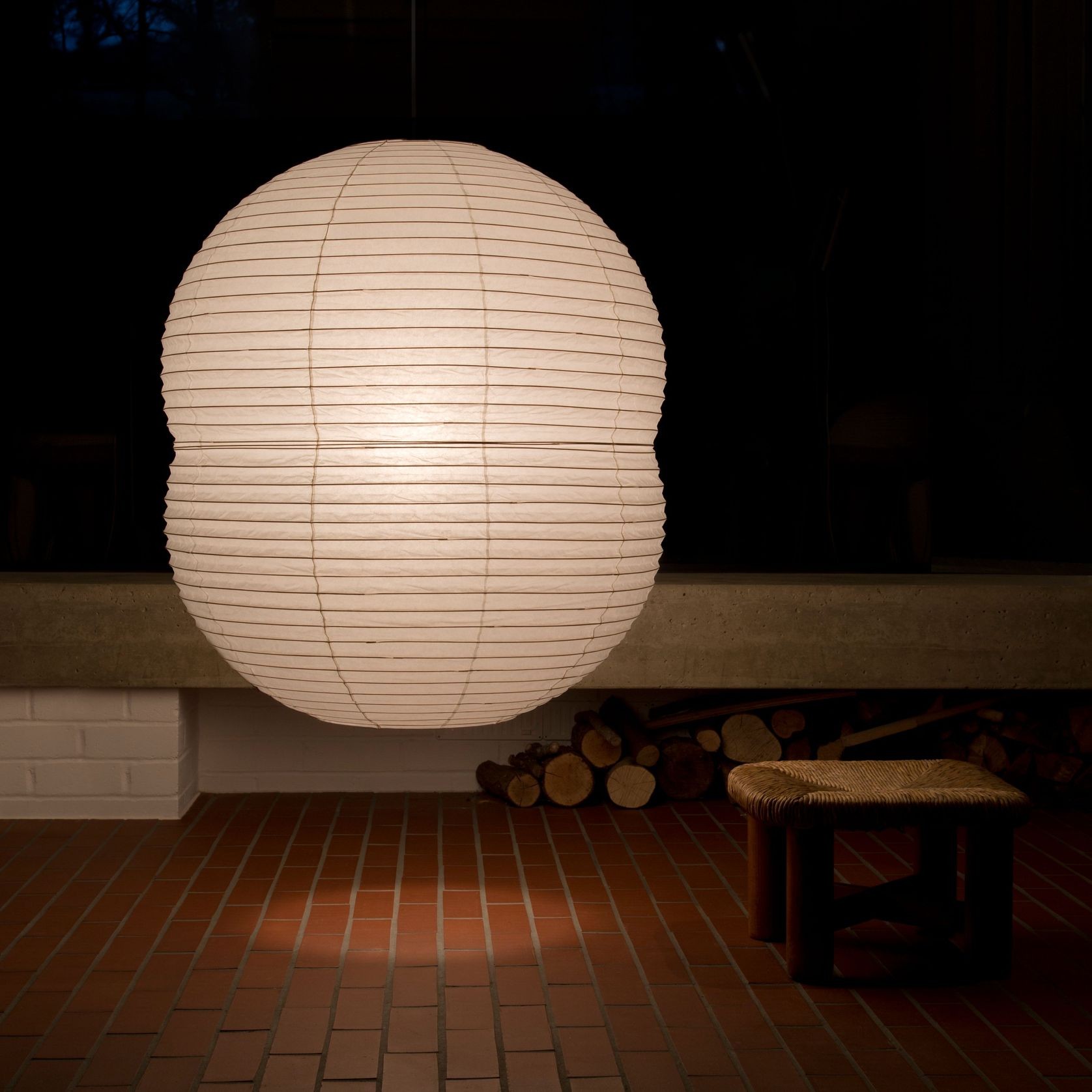 Hotaru Double Bubble Pendant Light - Large gallery detail image
