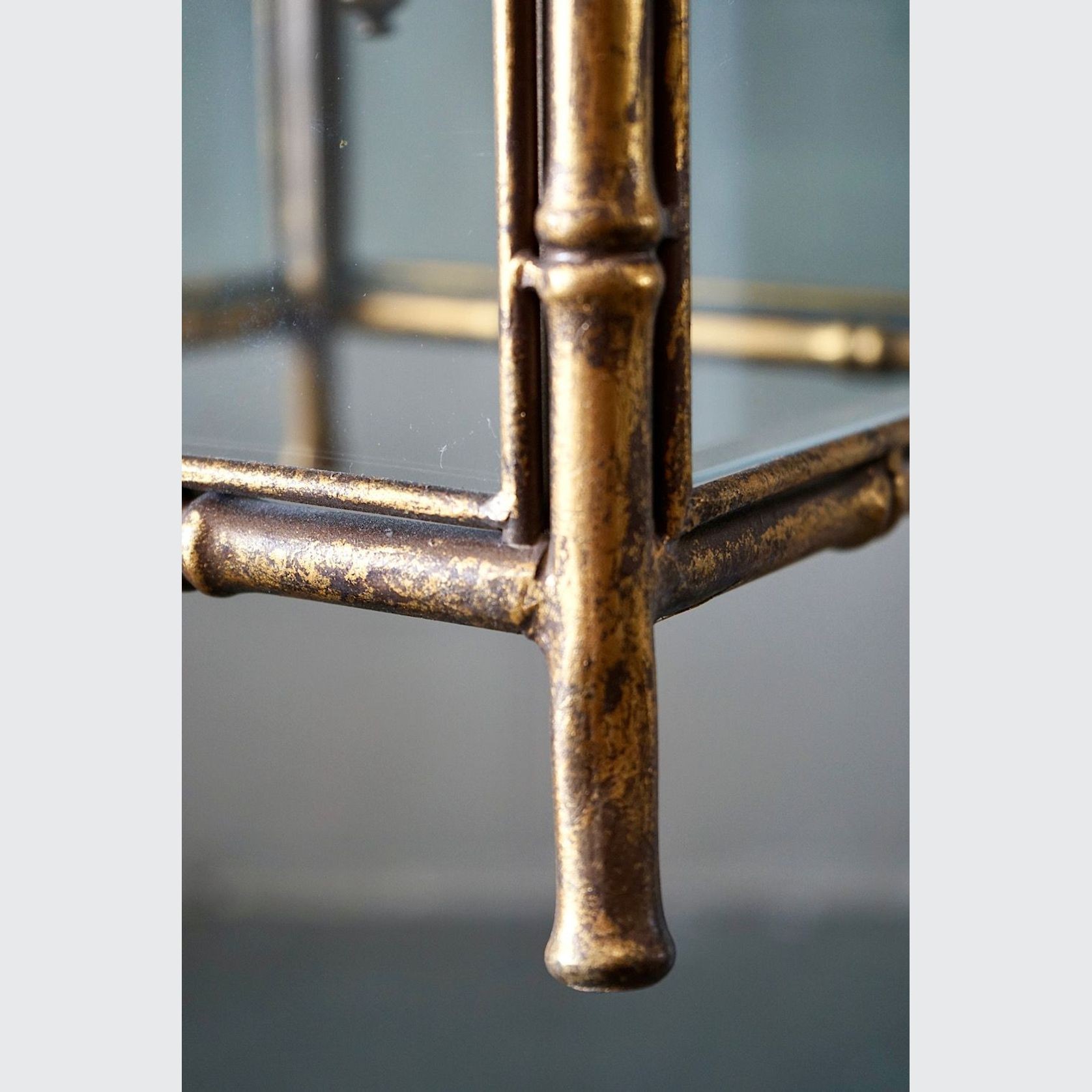 French Gilded Iron Lantern gallery detail image