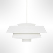 ED Brisbin 1L Pendant | Matte White Finish gallery detail image