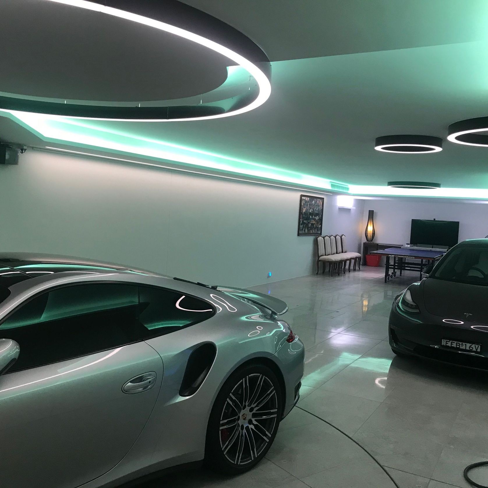 LED Garland Pendant Lights (Custom Made) gallery detail image