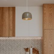 Ceramic Pendant Bell Light Large gallery detail image