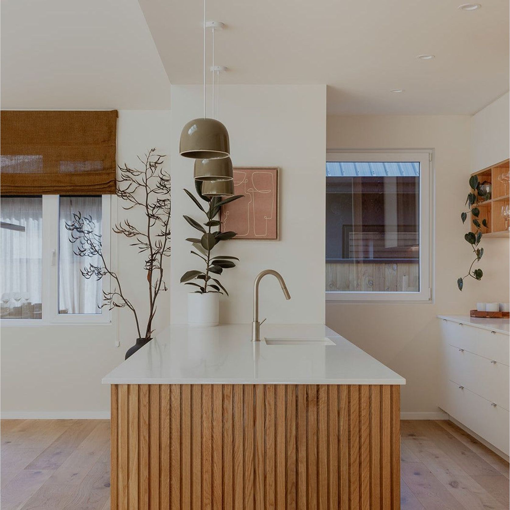 Ceramic Pendant Bell Light Large gallery detail image