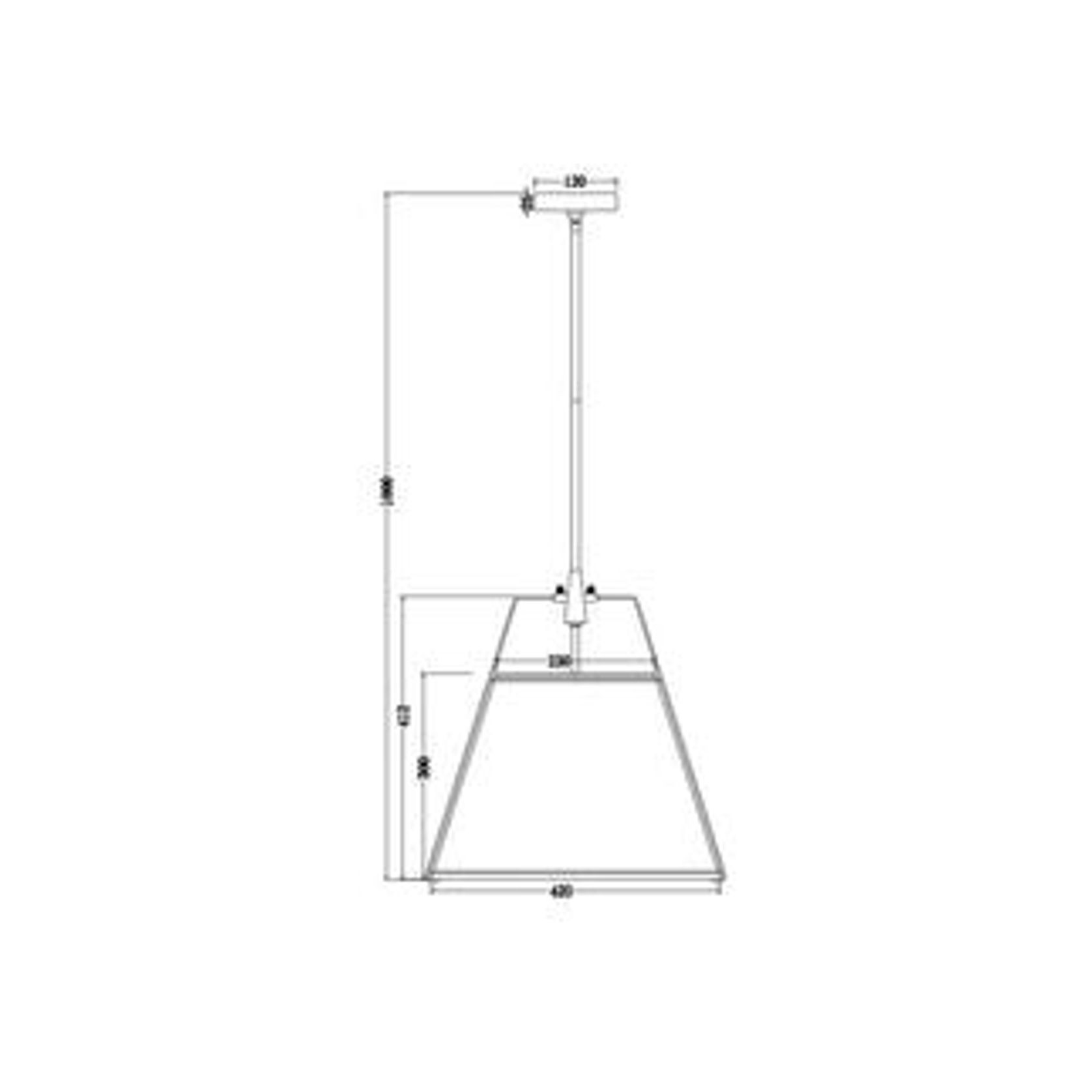 Jessie Pendant Light with Gold Hardware - White gallery detail image