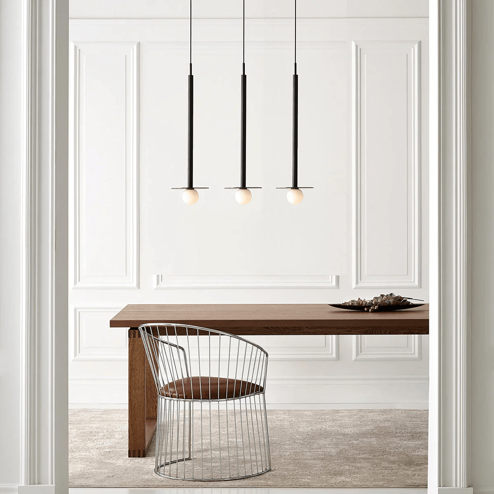KW Nodes 1L Pendant | Midnight Black gallery detail image