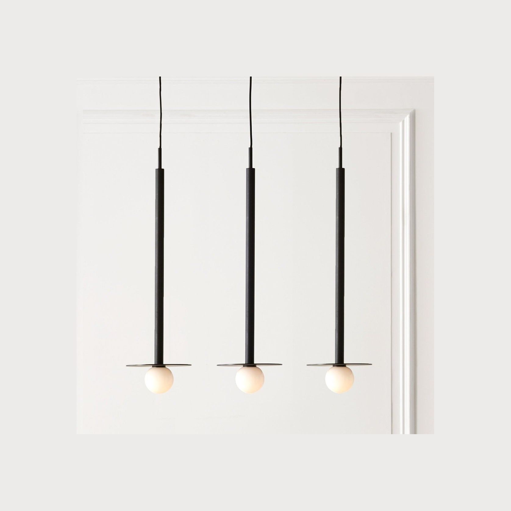KW Nodes 1L Pendant | Midnight Black gallery detail image