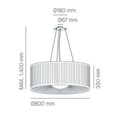 Lap 80cm Pendant gallery detail image