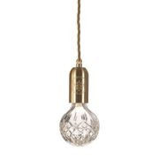 Clear Crystal Bulb pendant gallery detail image