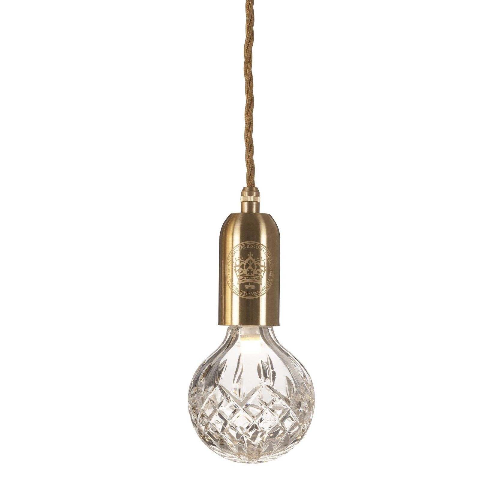 Clear Crystal Bulb pendant gallery detail image