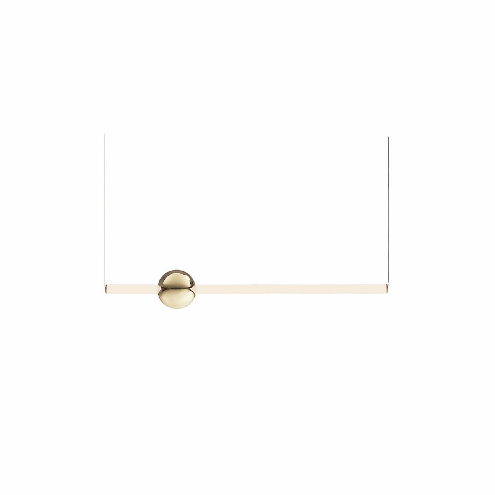 Orion Tube Light - Polished Gold | Suspension Light gallery detail image