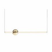 Orion Tube Light - Polished Gold | Suspension Light gallery detail image