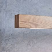 Capsühl Linear LED Pendant Oak gallery detail image