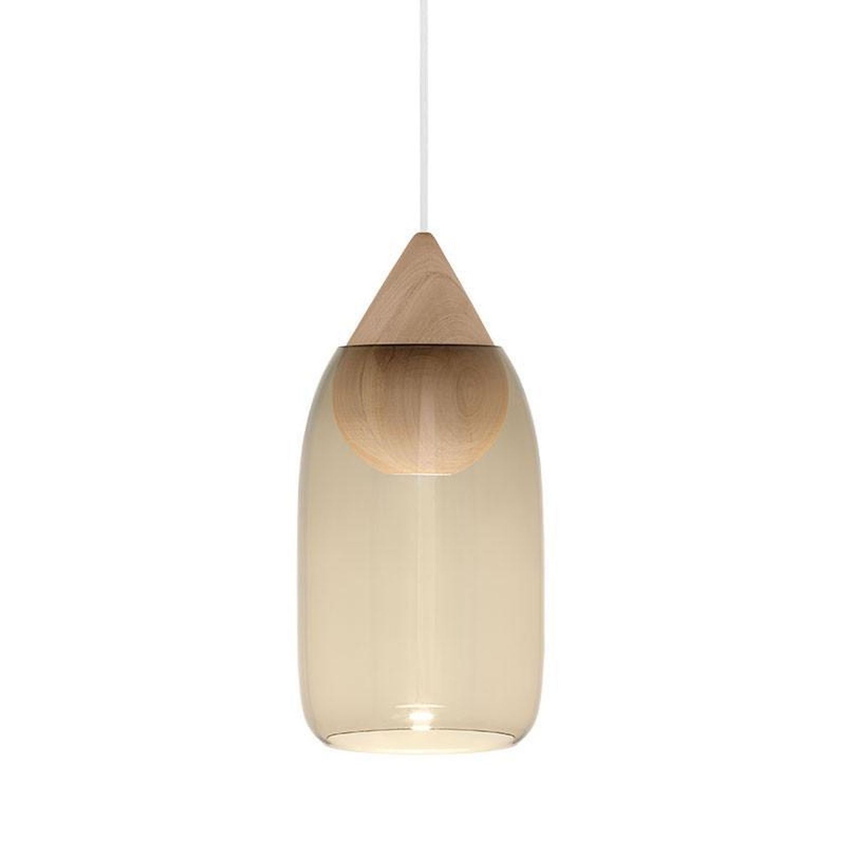 Liuku Drop Pendant - glass shade by Mater gallery detail image