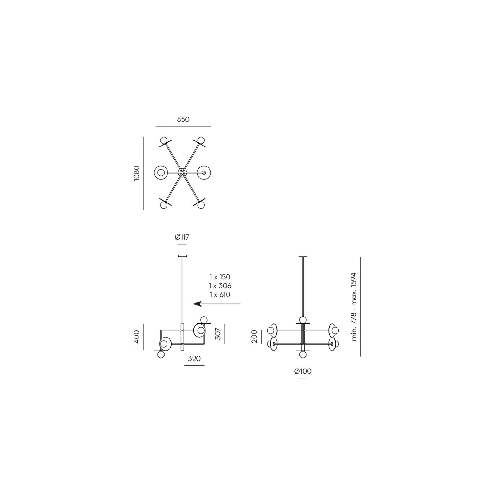 Miro 6lt Pendant Light gallery detail image