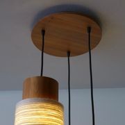 Circlet Timber & Wool Pendant Light gallery detail image