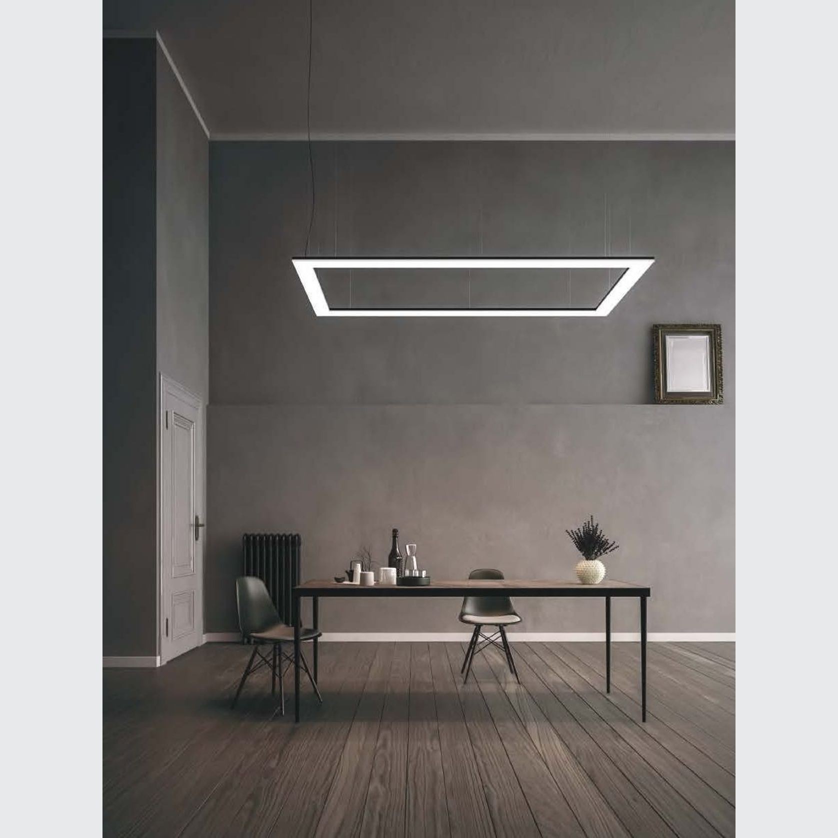 Folio Frame Suspended Pendant Light gallery detail image