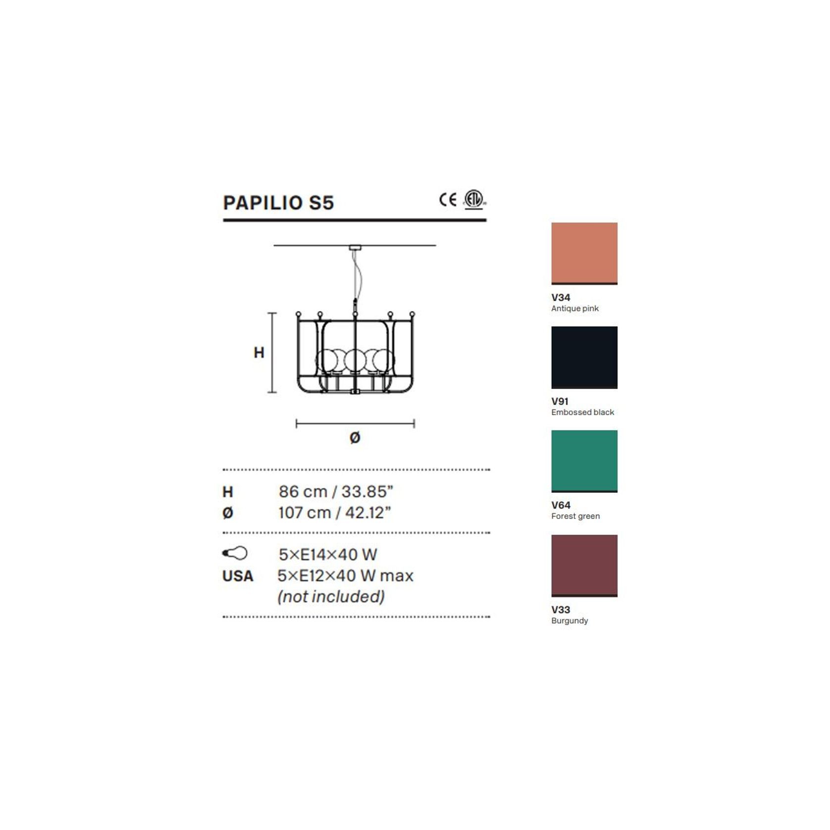 Papilio S5 | Pendant gallery detail image